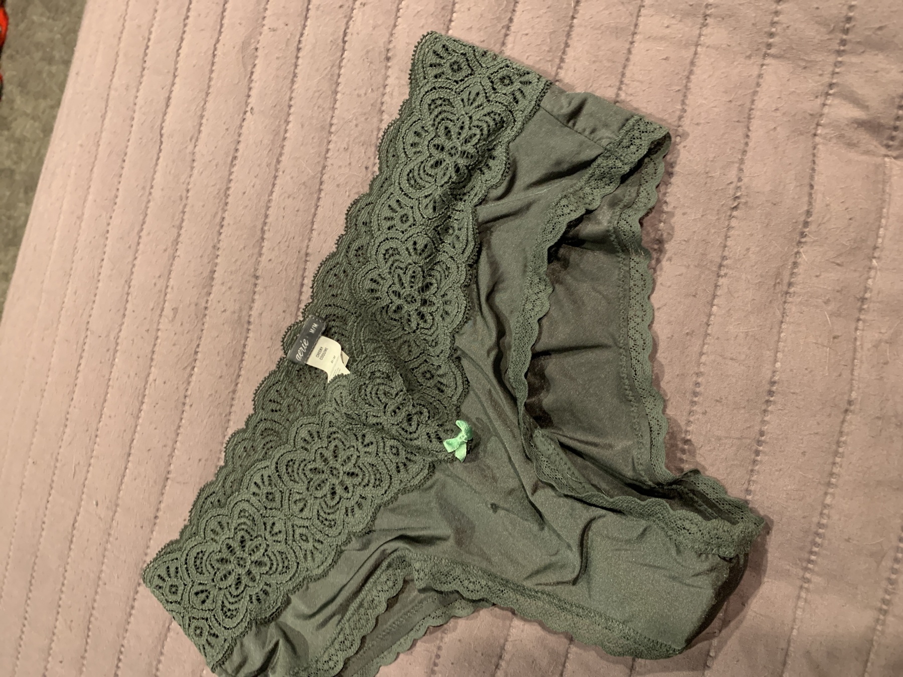 Sexy Green Panties With Natural Scent Myusedpantystore
