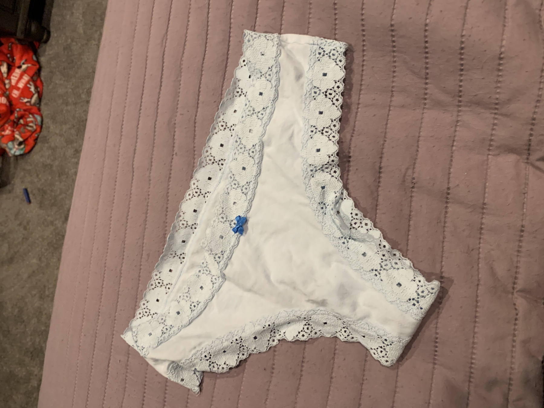 Worn panties. Lild0ll Blue panties.